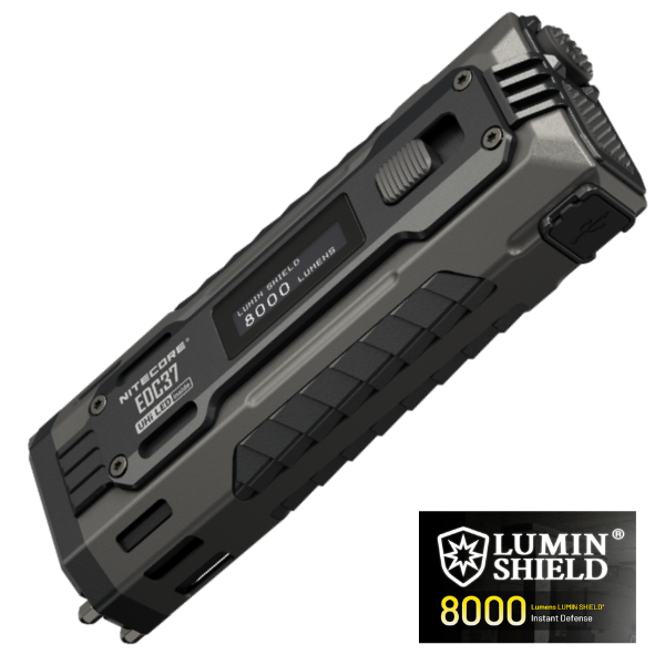 LINTERNA TACTICA ULTIMATE EDC 8000LUM  EDC37